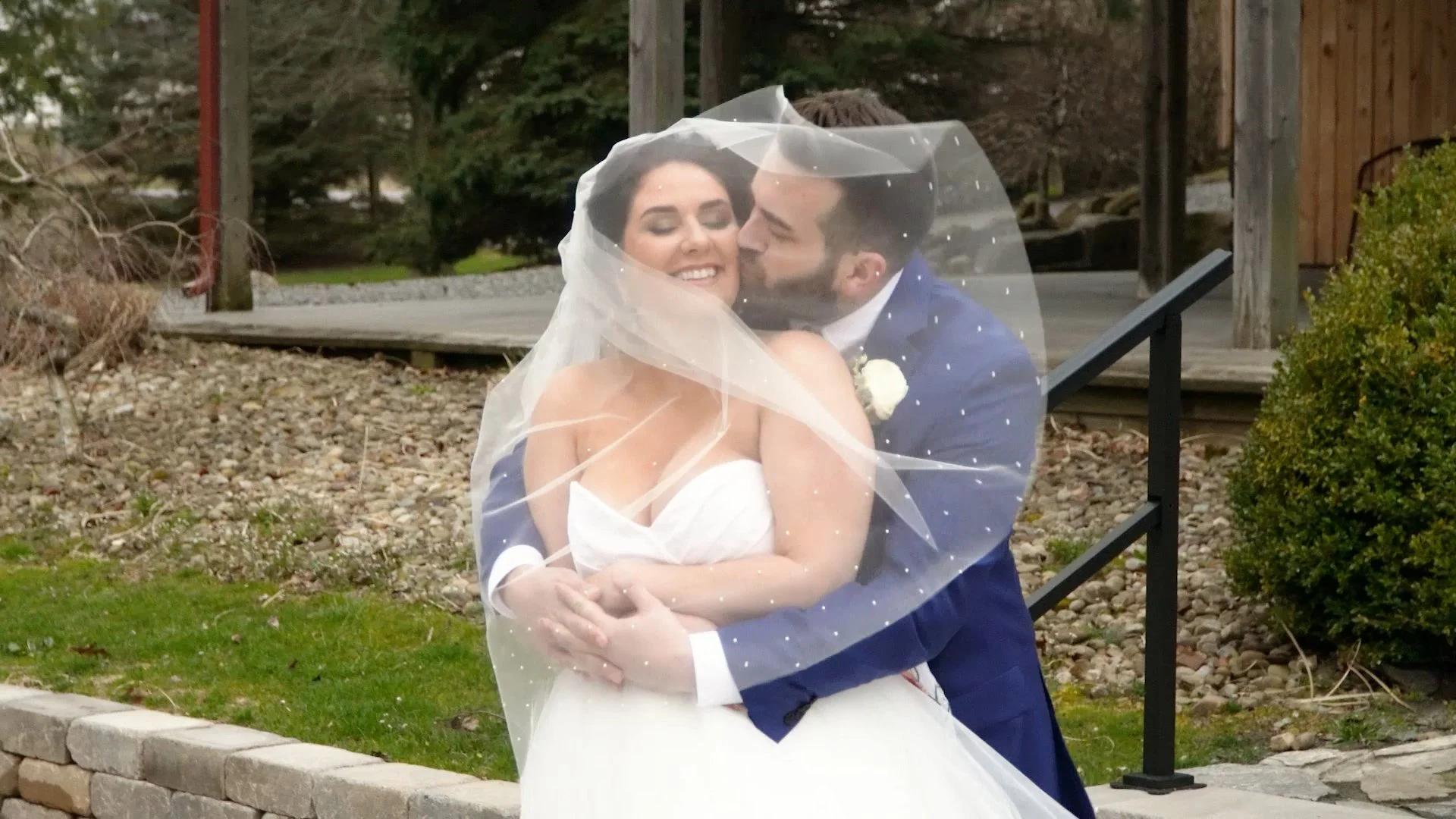 Still from a wedding highlight film